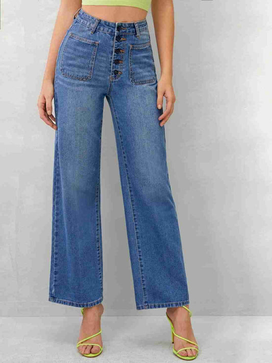 KOTTY Women Regular High Rise Blue Jeans